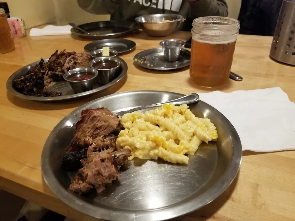 Brisket and Mac and Cheese